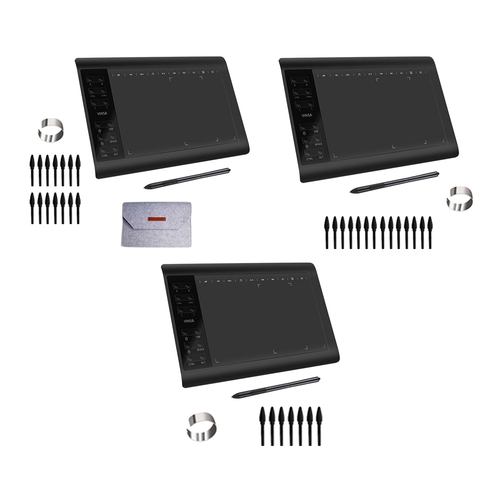 Office Digital Graphics Drawing Tablet Board 8192 Level Stylus Notepad