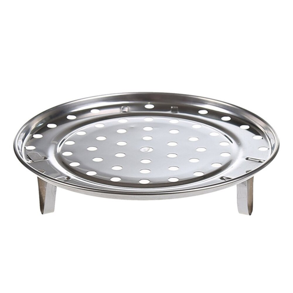 Pot Steaming Tray Stand Cookware Tool Multifunctional Home Kitchen Round Stainless Steel Steamer Rack Insert Stock