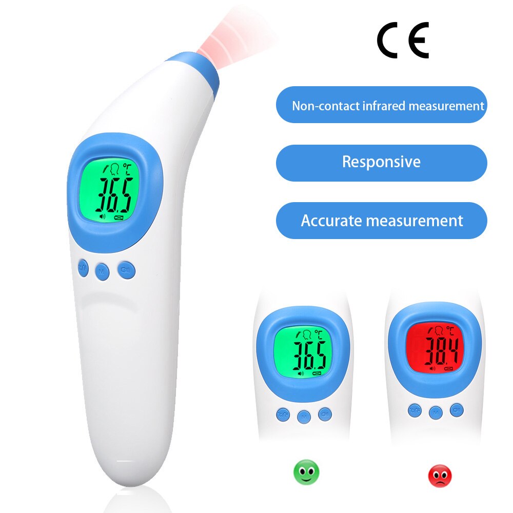 Digital LCD Temperature Indoor Room Meter Thermometer Hygrometer Sensor Humidity Thermometer Infrared Digital Termometro: Style 2