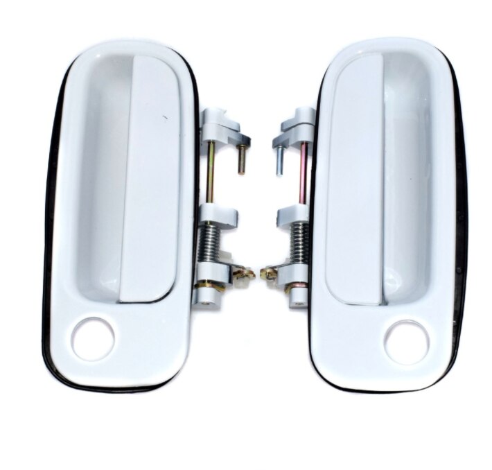 WOLFIGO Set of 4pcs White Outside Door Handle for Toyota Camry 1992-1996 69220-33020 6921033010 6924033010 6923033010: front left right