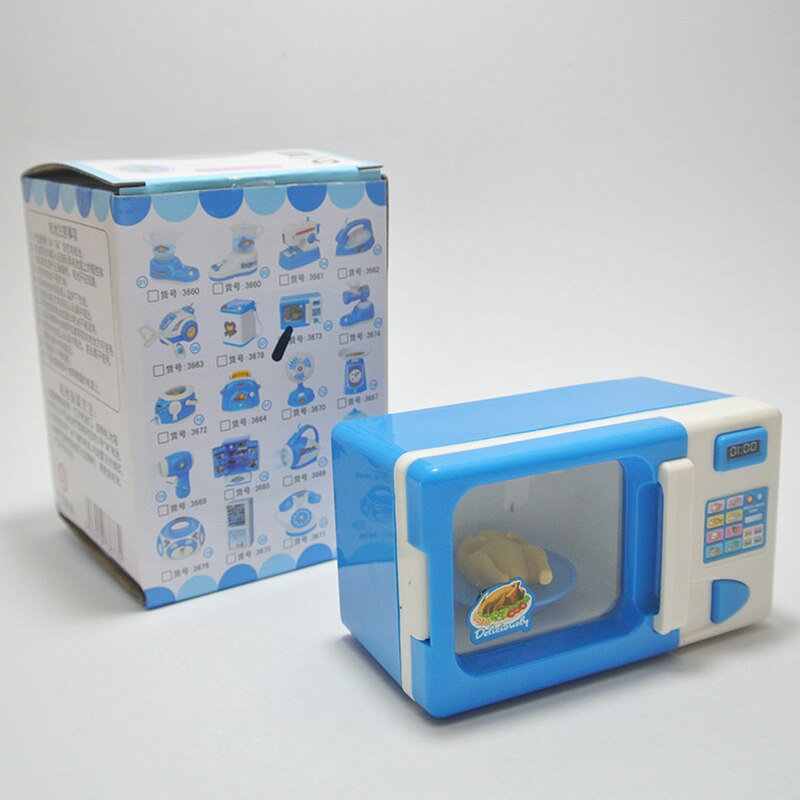 Speelhuis Speelgoed Magnetron Keuken Speelgoed Kinderen Kid Mini Leuke Pretend Rollenspel Speelgoed Educatief voor Kinderen Rollenspel j74
