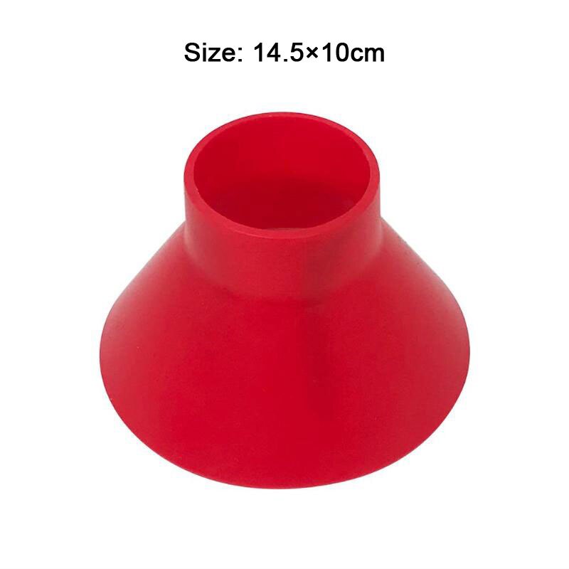 Auto Car Magic Window Windshield Car Ice Scraper Shaped Funnel Snow Remover Deicer Cone Deicing Tool Scraping: Mini Red