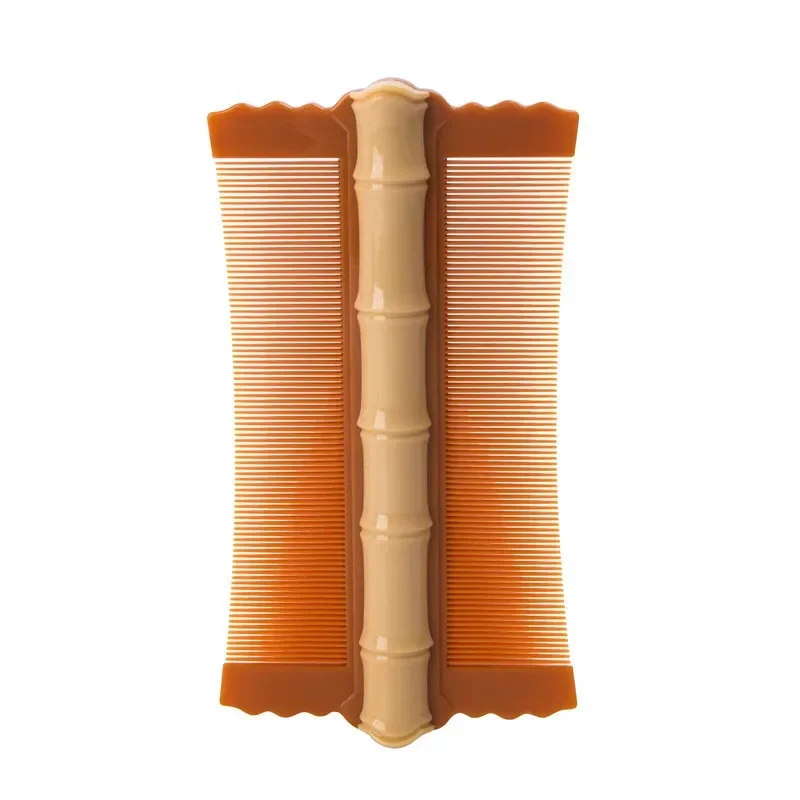 Doppelseitiger Kopf-Läusekamm, abnehmbarer schmaler, feiner Zahnkopf, Läbenutzen, Flohentfernung, Haarkamm, Schuppenentfernung für Styling-Werkzeuge