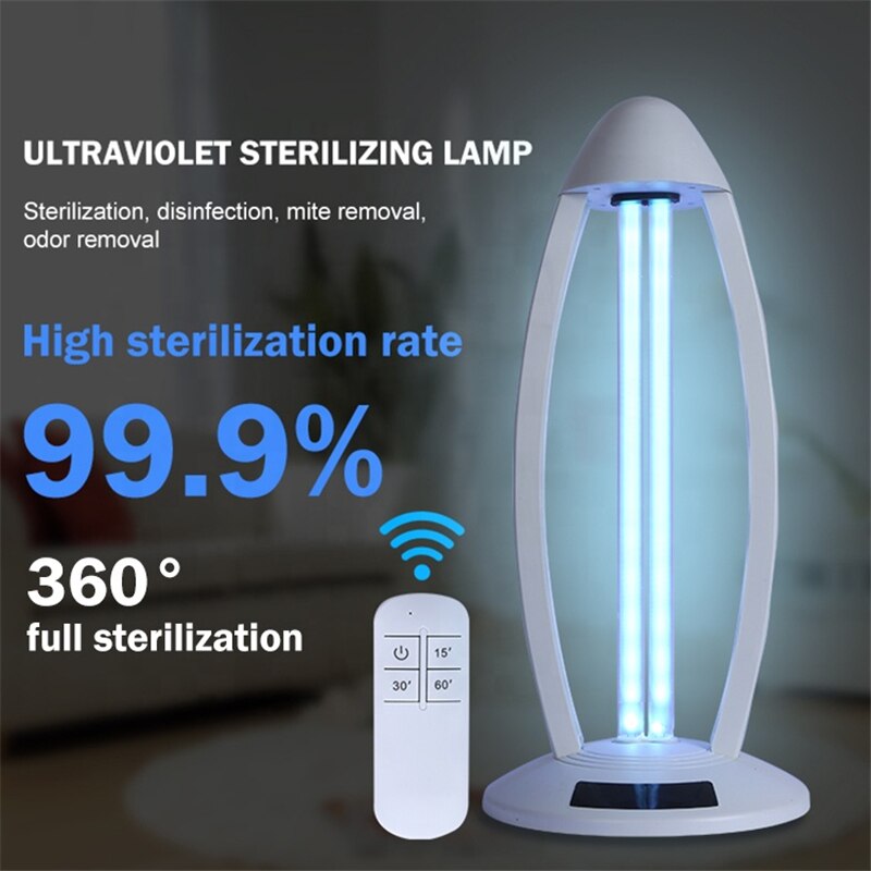 Luz esterilizadora ultravioleta, lámpara de desinfección germicida UVC, AC110V, 220V, 38W, Mata ácaros, 273nm, luces bactericidas, esterilización