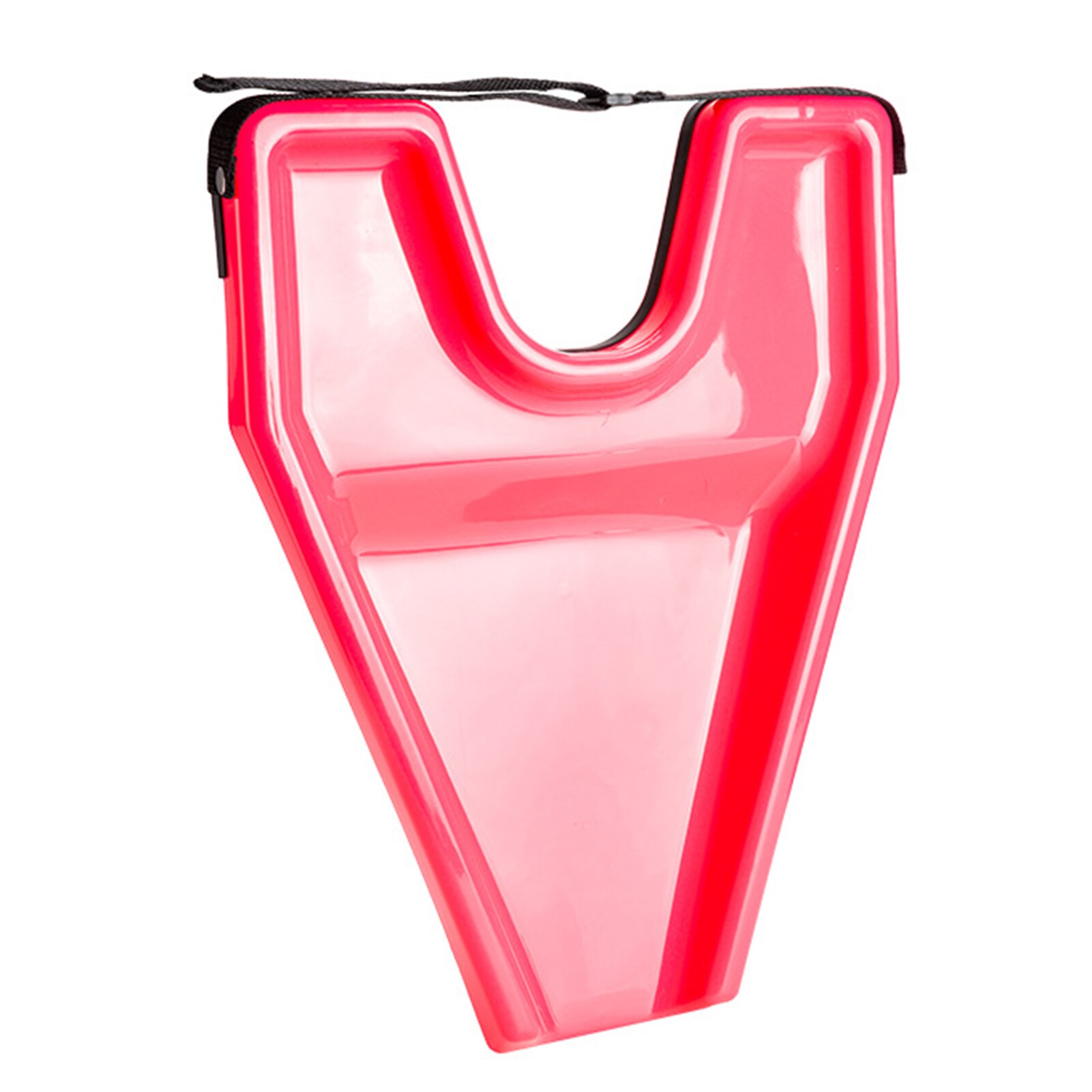 Portable Hair Shampoo Washing Tray Plastic Shampoo Sink Home Salon Hairdressing Tool for Patient Elderly Hair Salon Tool: Pose Red