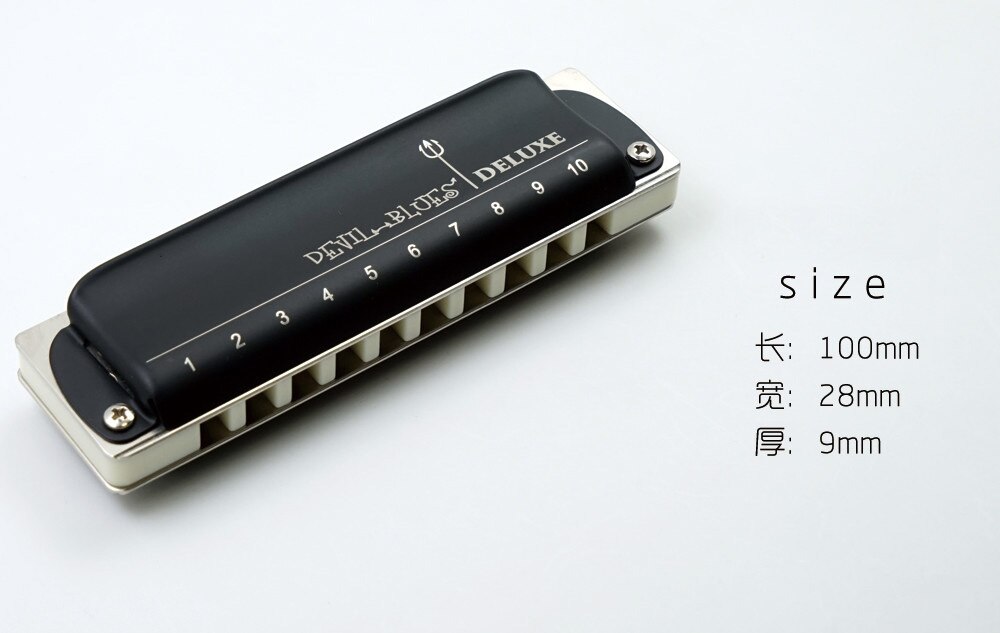 The Swan Harmonica 10 Hole Diatonic Blues Harp gaita de boca Mouth Organ Musical Instrument mouth harp