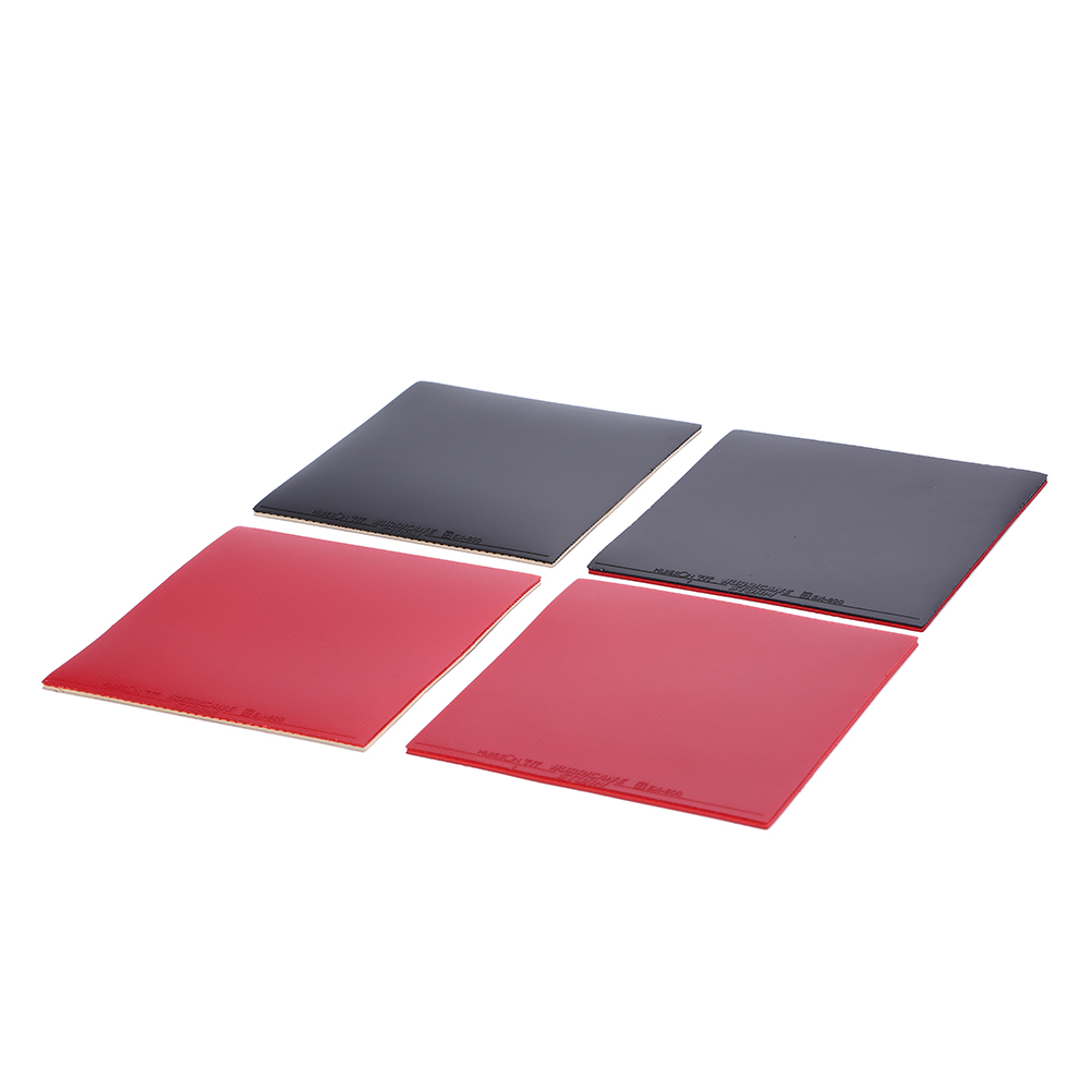 Rood/Zwart Pips-in Tafeltennis (PingPong) Rubber Spons 2.2mm