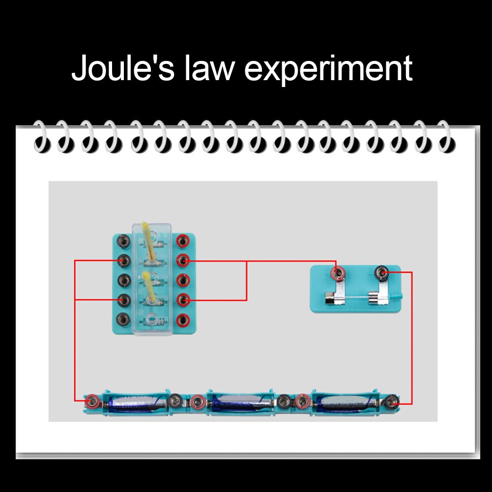 Wissenschaft Experiment Physik Strom Magnetismus Physik xperiments Grundlegende Schaltung Experiment Kid Studenten Lernen Werkzeug физика