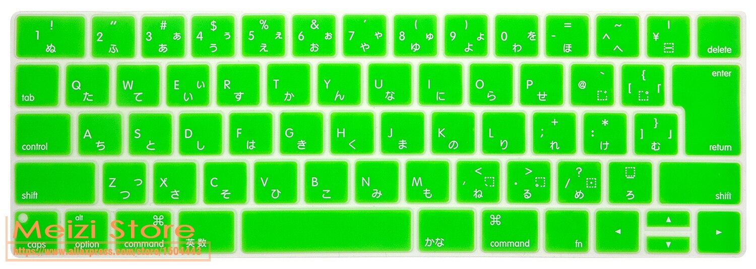 Japanese Japan keyboard cover skin protector For Apple Macbook Pro 13 15 Model A1706 A1707 With Touch Bar