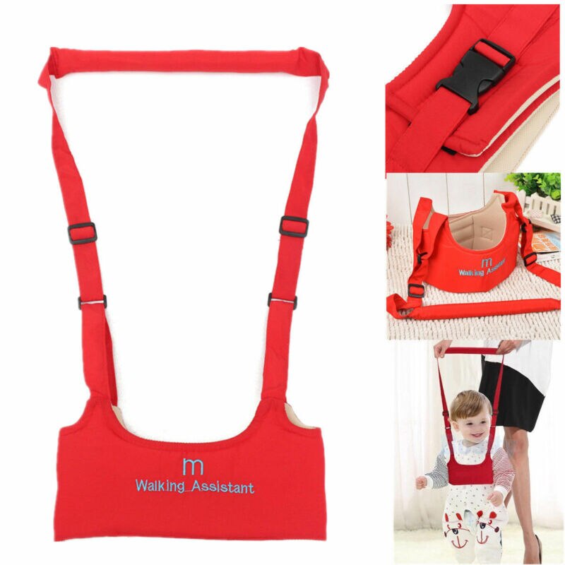 Schattige Baby Peuter Walk Peuter Veiligheid Harness Assistant Walk Leren Wandelen Baby Walk Assistent Riem