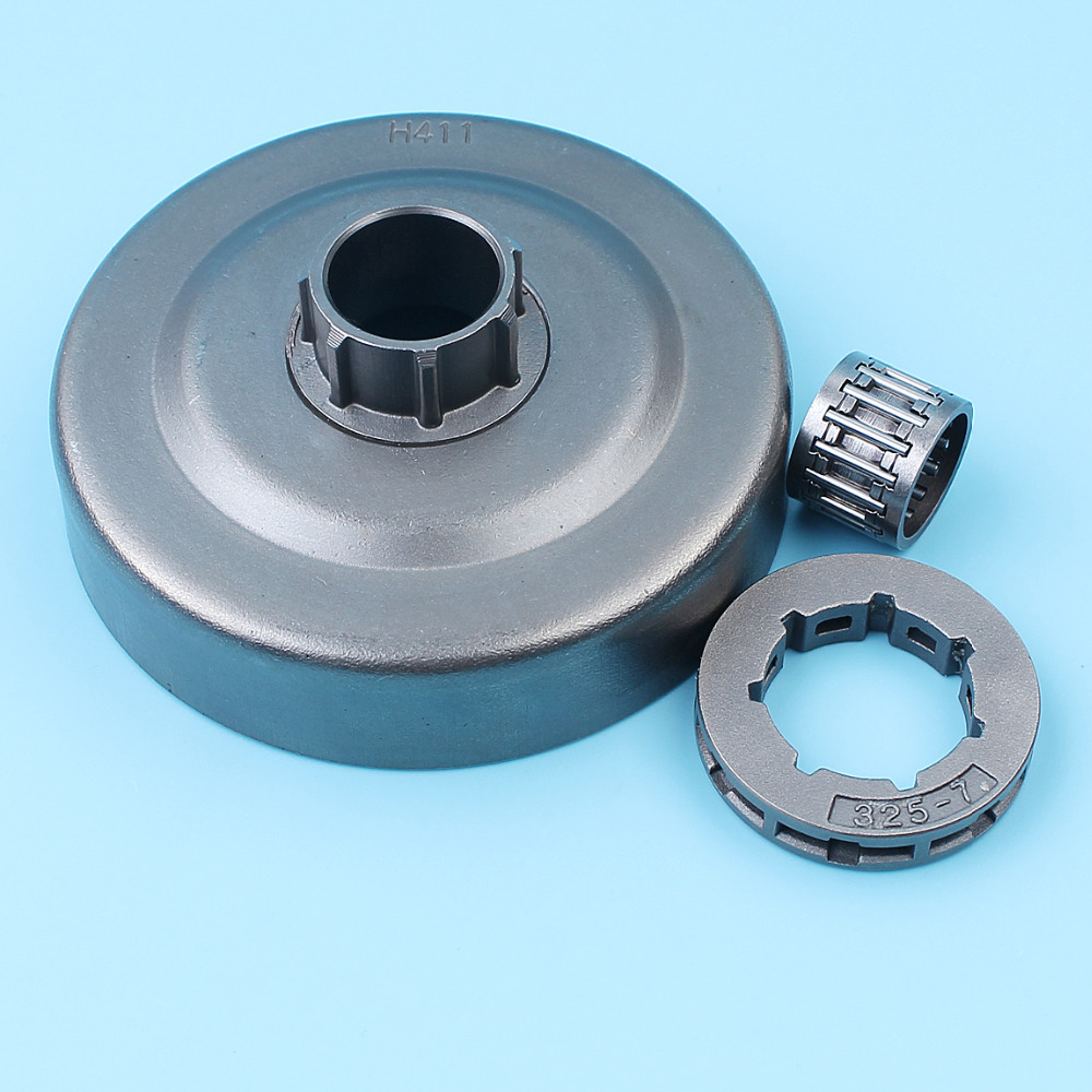 .325"-7T Clutch Drum Sprocket Rim Needle Bearing Kit For Husqvarna 55 51 50 154 254 Chainsaw Replacement Parts