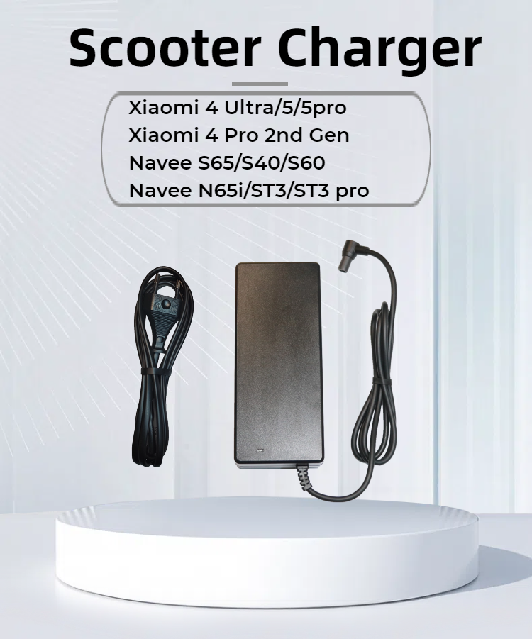 Charger adapter for xiaomi scooter 4ultra/ xiaomi 4pro 2nd gen/ Navee S65/ Navee N65i