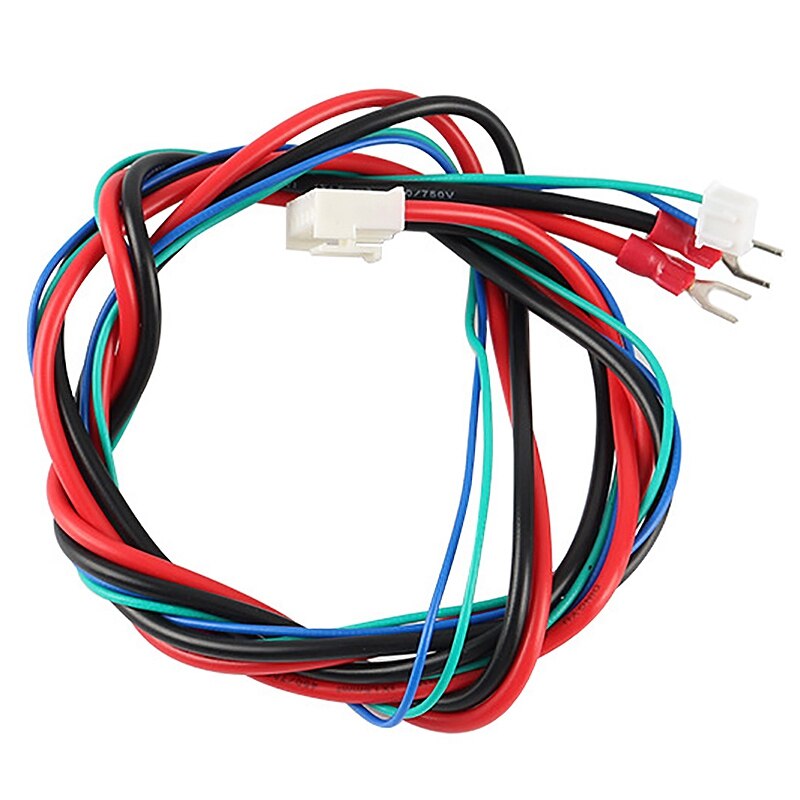 Remplacez la ligne de lit chauffant Anet A6/A8/câble amélioré MK2A /MK2B/MK3 pour le câble de lit chauffant d'imprimante 3D Mendel I3 Anet A8