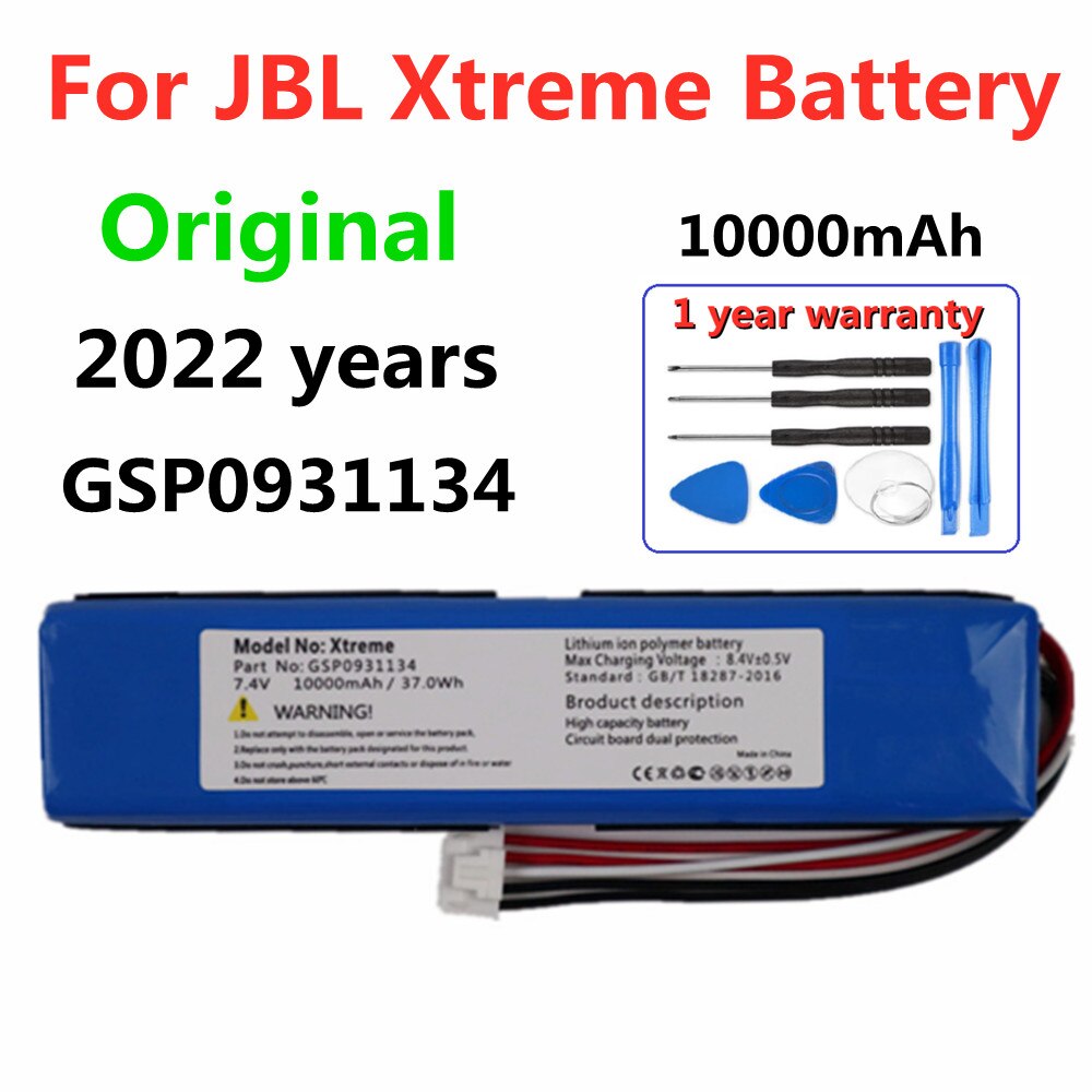 2022 Original Speaker Battery For JBL Charge Flip Pulse Xtreme 2 3 4 5 For Harman Kardon Go Play Onyx Mini Replacement Battery: Xtreme