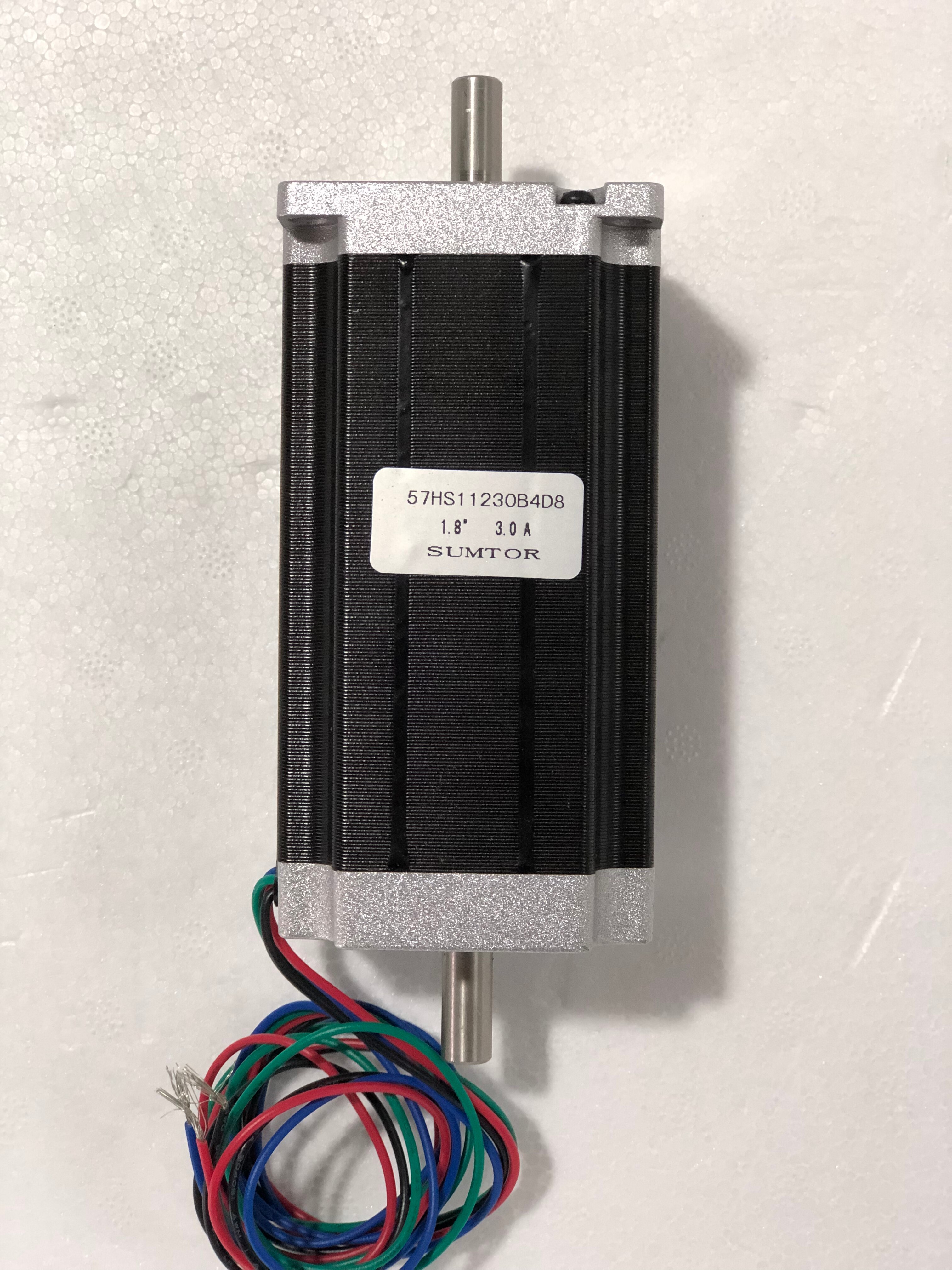 Nema 23 double arbre 3N. Moteur pas à pas cnc NEMA23, longueur du corps M 112mm, CE ROHS