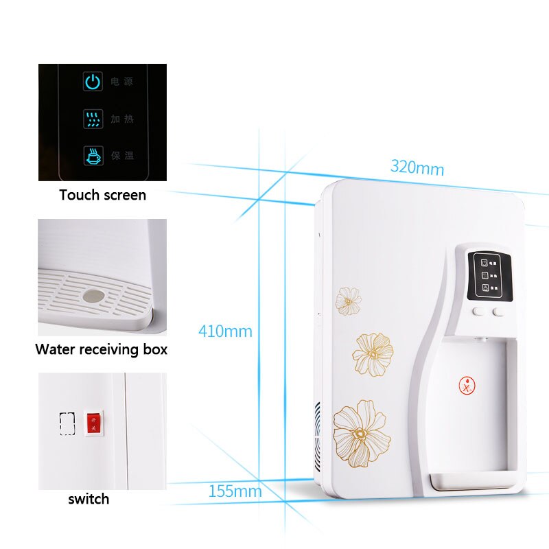 220V Multifunctional /Cold Electric Water Dispenser Wall Mounting Water Heater Water Cooler Drinking Fountain Domestic water