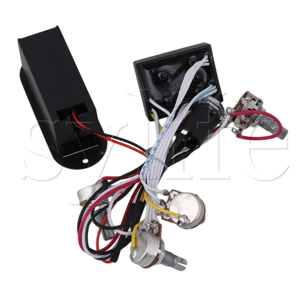 Circuito de preamplificador EQ de 2 bandas para pastilla de graves activos/circuito de amplificación