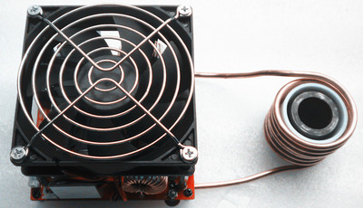 ZVS high frequency induction heating with over-current protection input voltage 18V-50V: Burgundy