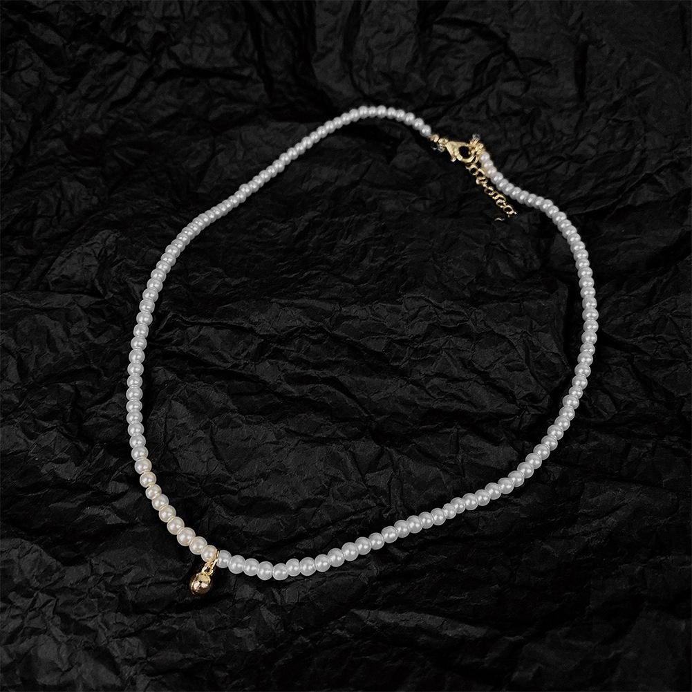 Seraphina Baroque Zoetwater Parel ketting met Goud Vergulde Chain