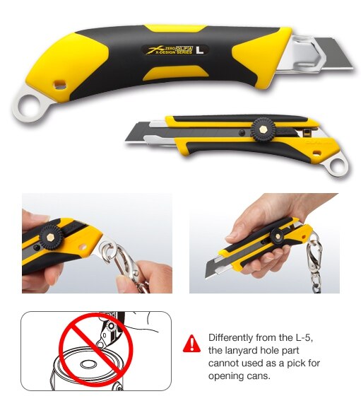 Wykonane w japonii OLFA L-2 18mm wytrzymała gumowa wkładka nóż gumowy uchwyt wkładka prawdziwej: OLFA L-6