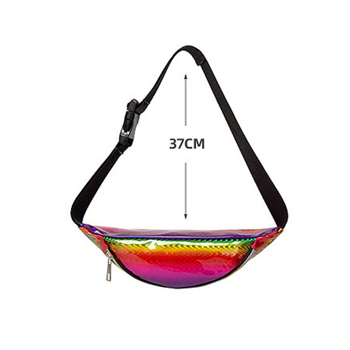 neue Taille Tasche Regenbogen Farbe Pailletten Fanny Pack Brieftasche Geldbörsen Brust Pack Frauen Mädchen Reisen Handy Tasche