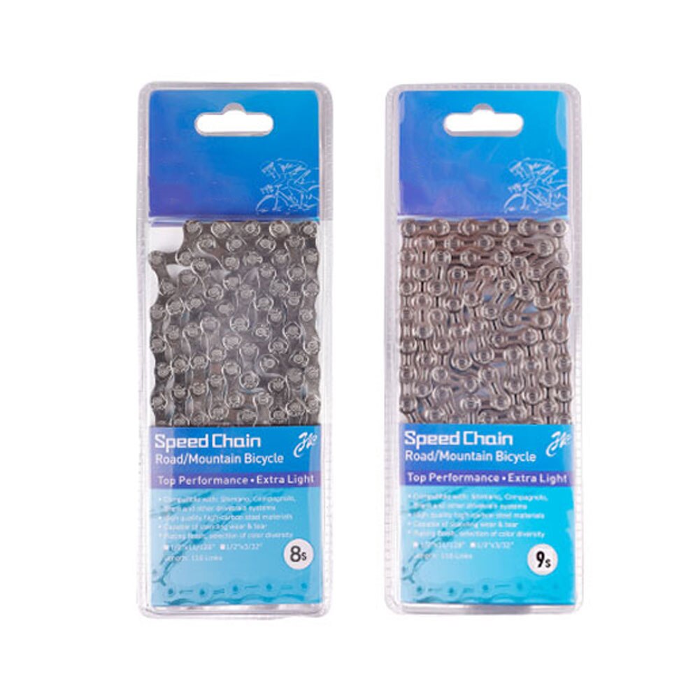 Road Bike MTB Bicycle Chain 8/ 9/10 /11 Speed Hollow Ultra Light Chain Bicycle General Chain Variable Speed Half Hollow Chains