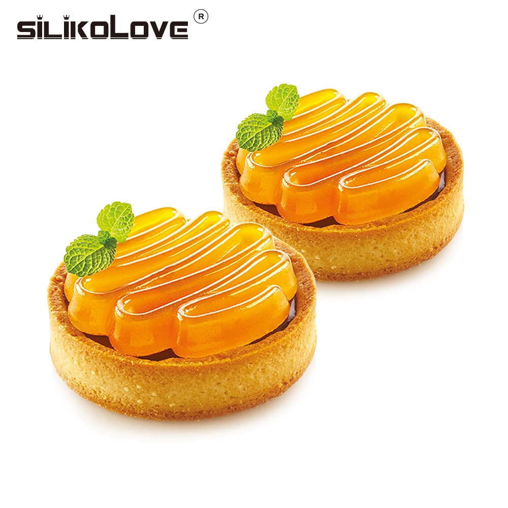 Silikolove 8 hulrum 3d silikone kageform bageværktøj diy mousse dessert bagværk madlavning dekorationsværktøj forme