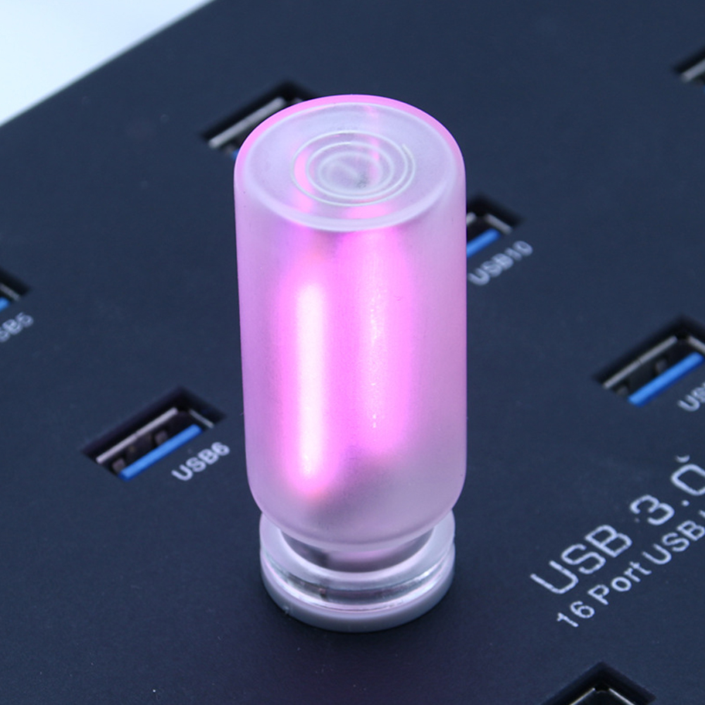 Bombilla LED Retro Edison 0,3 W DC5V USB atenuación táctil tubo fuente de luz móvil luz nocturna luz de noche luz de noche portátil: Rosa