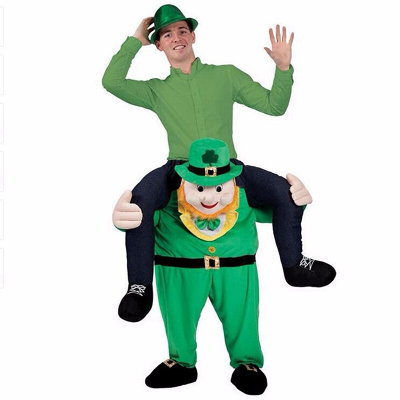 Costume de père noël drôle, pantalon roulant sur moi, Animal, tenue de fête fantaisie, vêtements de Festival de noël: Green man