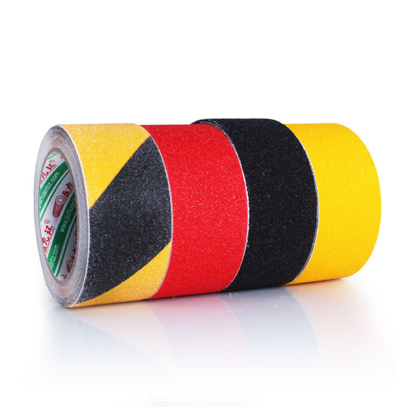 2.5CMx5M PVC Simple Anti Slip Traction Tape Self Adhesive Strong Grip Abrasive Tapes Home Outdoor Stairs Skateboard Durable
