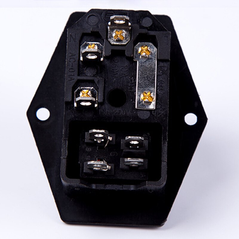 MAYITR 1pc 3 Pin Sockets Switch Connector 10A 250V Durable Power Rocker Switches For Car Boat Light Instrument