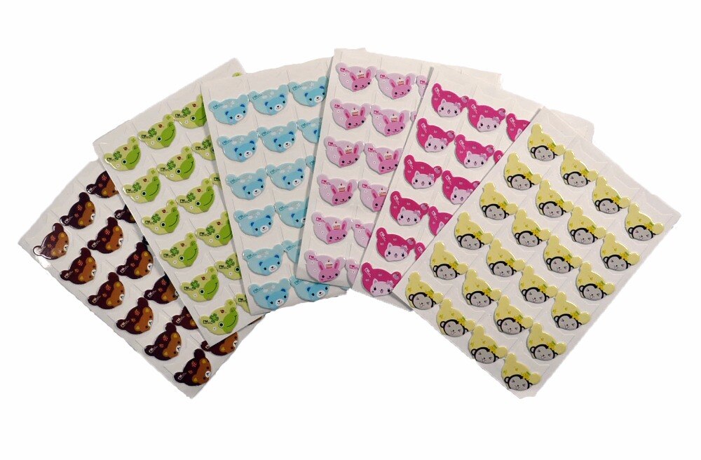 Cartoon Leuke Foto Hoek Stickers Voor DIY Baby Fotoalbum of Scrapbook Album 24 stks/vel