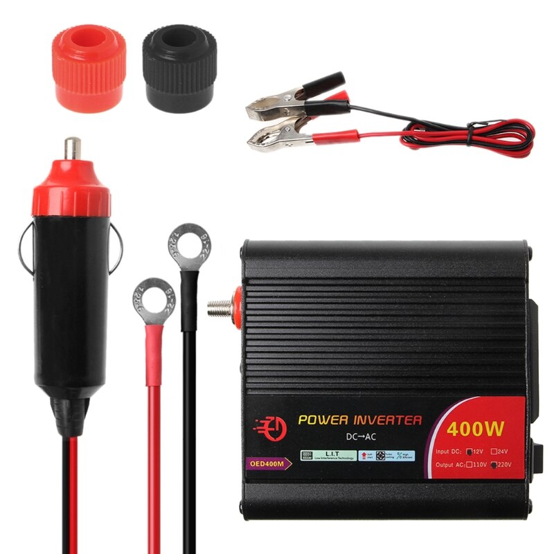 400-600 Watt Power Inverter DC 12V to 220V AC Car Inverter with USB Charging Port