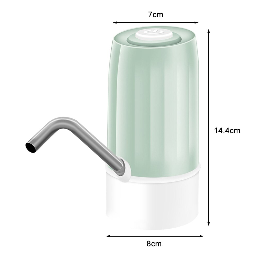 Dispensador eléctrico de agua para botella, carga USB portátil con dispensador de agua, automático, portátil