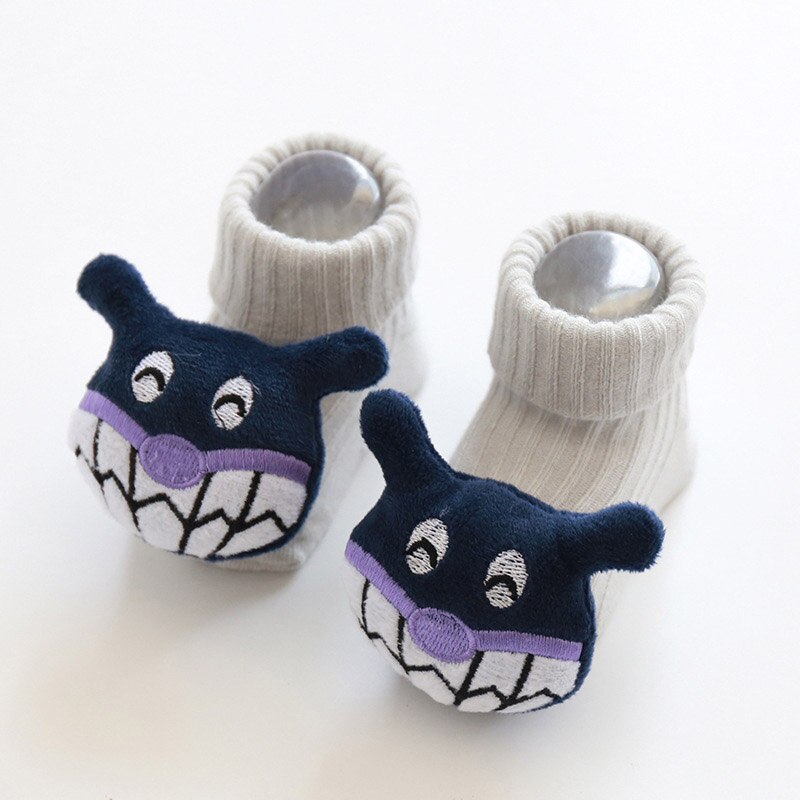 Beau bébé Socks Cartoon animal bébé garçon chaussettes en coton Anti Slip du -né Chaussettes printemps enfant en bas âge Sokken: Totoro / 0-6M