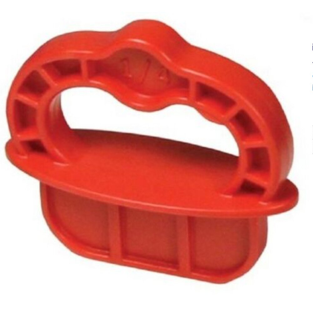 Deck Board Jig Spacer Rings Plates Spacer Guide Pressure Treated PVC Hardwood Decking Alignment Decking Tool 2 Colors Red Bule: Red