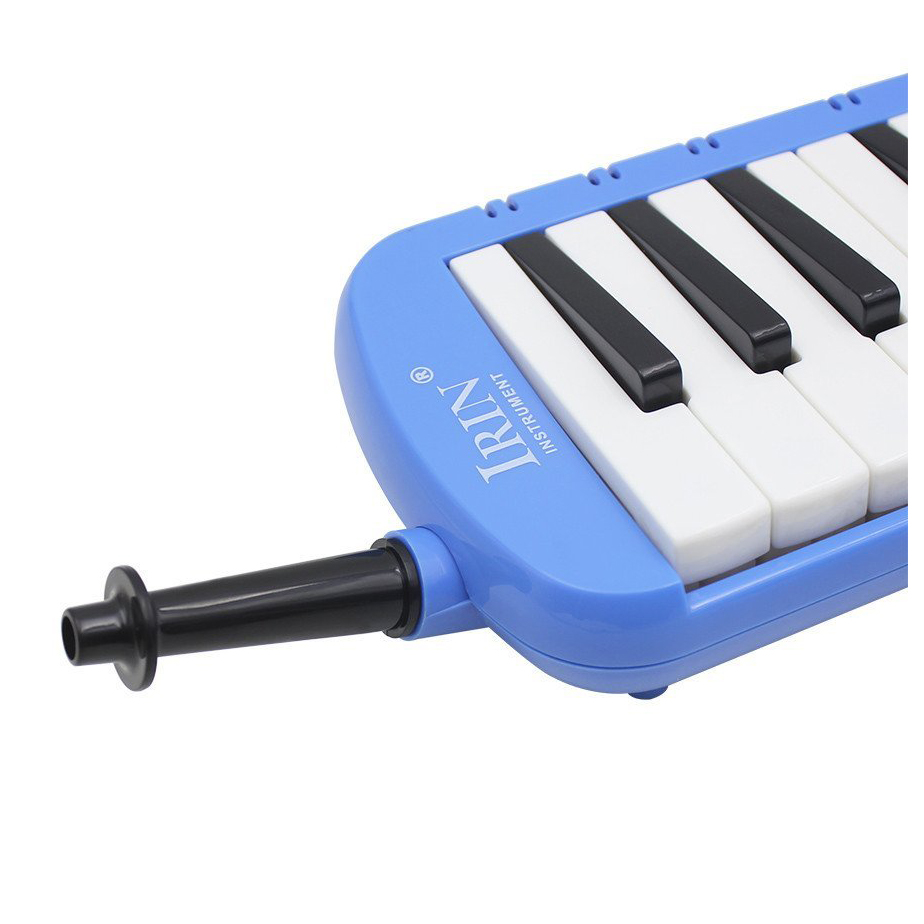 IRIN 1set 37 Piano Toetsen Melodica Muziekinstrument met Draagtas voor Studenten Beginners Kids Blauw