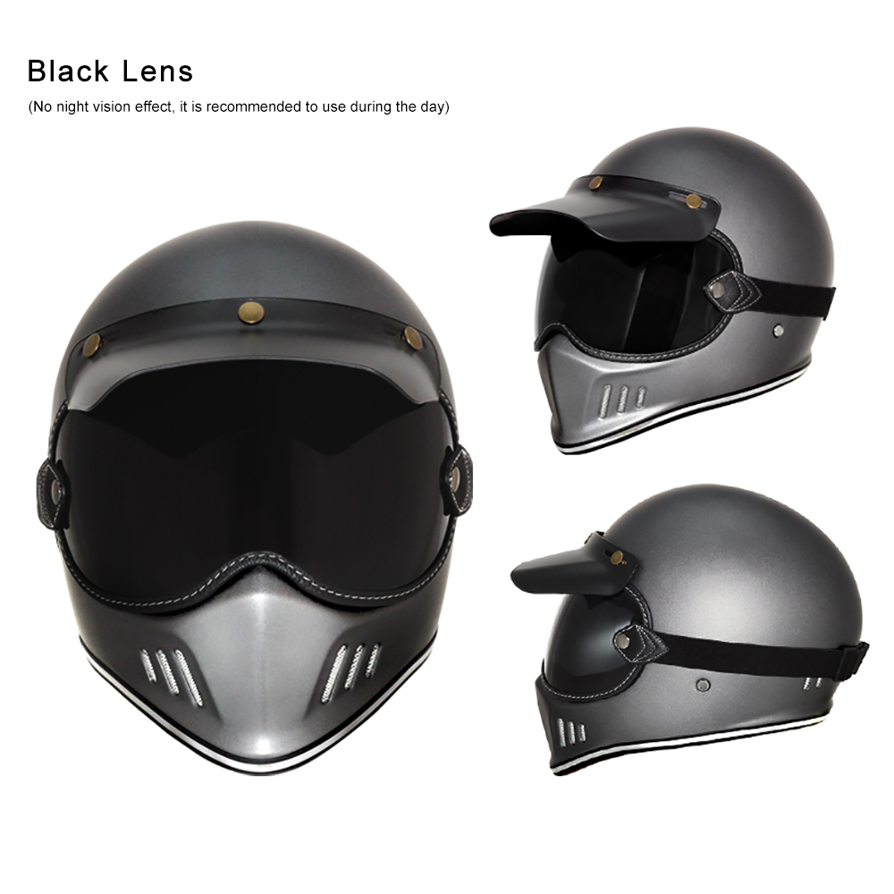Lente de visera de burbuja para casco de motocicleta, accesorio de gran tamaño compatible con SHOEI EX Zero MOTO3 BULL
