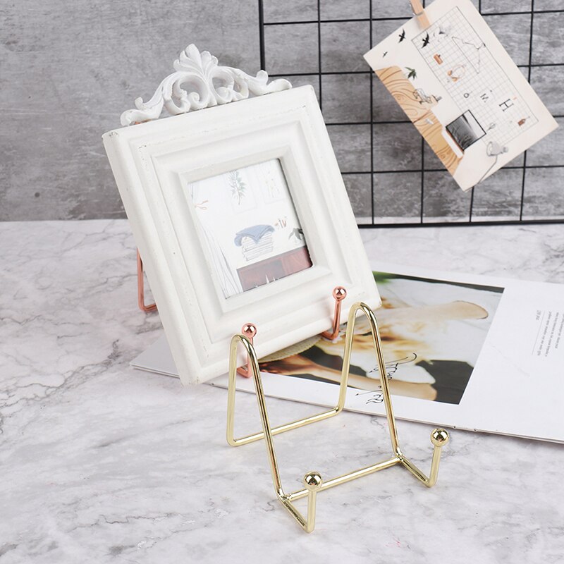 Art présentoir chevalet exquis bibliothèque plat support plat bol Photo cadre Photo livre piédestal support décoration de la maison