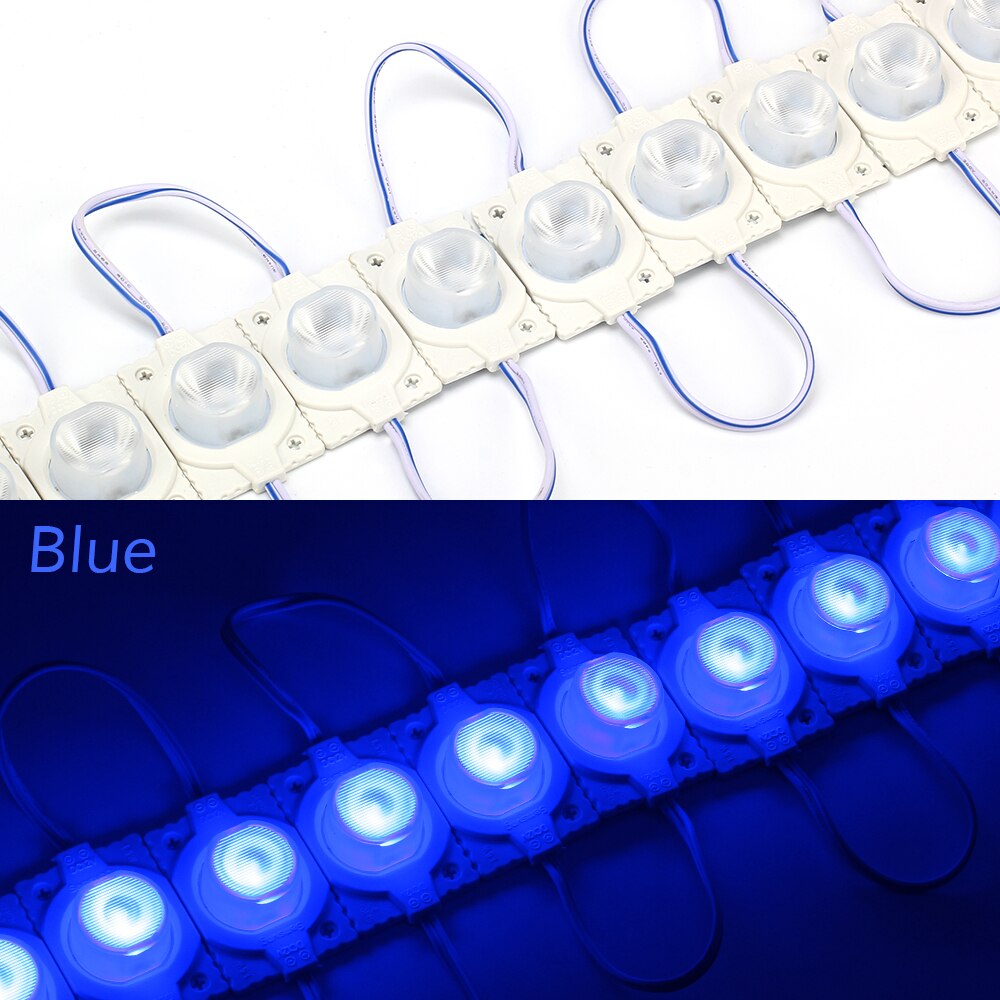 20PCS/Lot LED Module 1.5W 3030 LED CHIP IP65 Waterproof injection lens Super Bright Sign Advertising Backlight DC12V