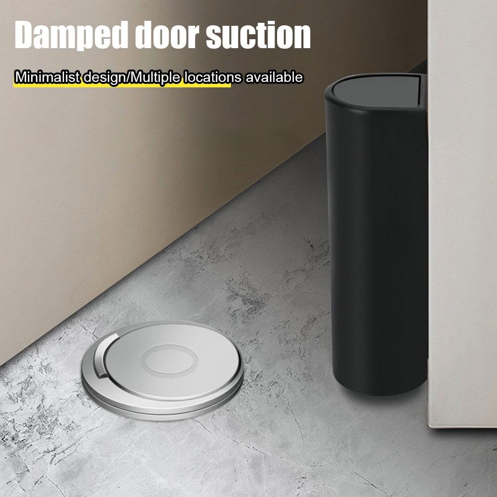 Tope de puerta súper magnético para herrajes para el hogar, oficina y muebles: protector de pared y parachoques para puerta oculta