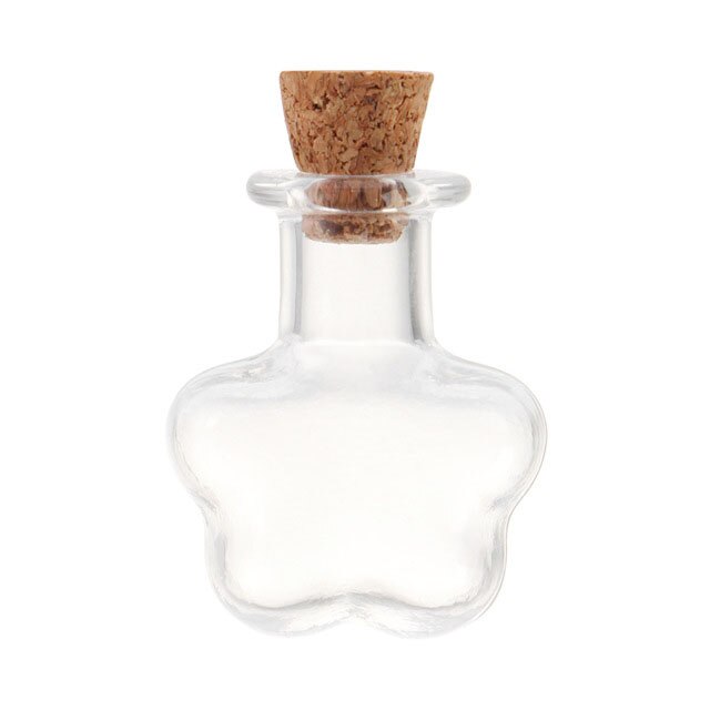 Mini frasco de vidro transparente, 50 peças amostra vazia garrafa dos desejos frascos de armazenamento vazio diy pingentes rolha decoração de casa rolha: Style 07