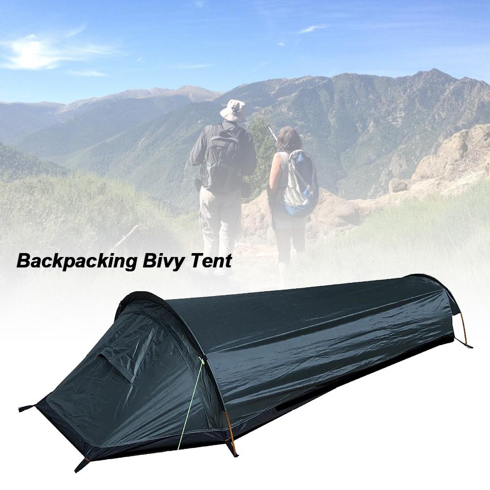 Newest Ultralight Bivvy Bag Tent Compact Single Person Larger Space Waterproof Sleeping Bag Cover Bivvy Sack For Outdoor Camping: Default Title