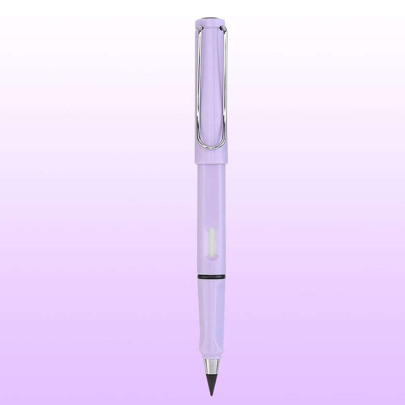 Lápiz eterno de escritura ilimitada, respetuoso con el medio ambiente, sin tinta, suministros escolares, herramienta de pintura de bocetos, novedosos para niños: Lavanda