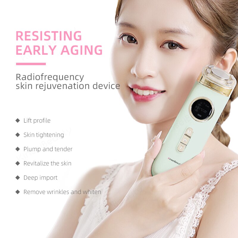 RF Skin rejuvenation instrument NFIP Led Light Skin lifting Wrinkle Remove Machine Ultrasonic Import Firming Pores Beauty Tool