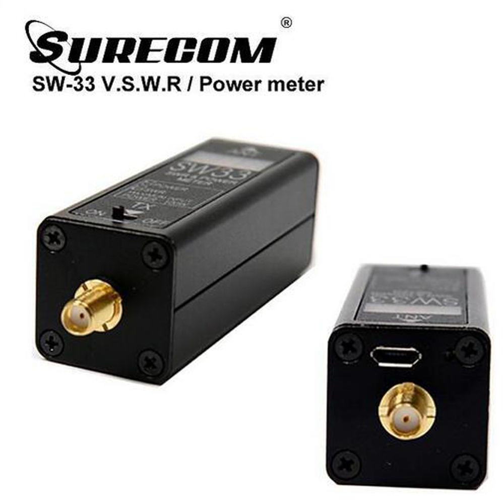 SURECOM SW33 Mini Power SWR Meter VHF UHF Tragbare Tester für Ham Two Way Radio Mini Tester Zähler SW-33