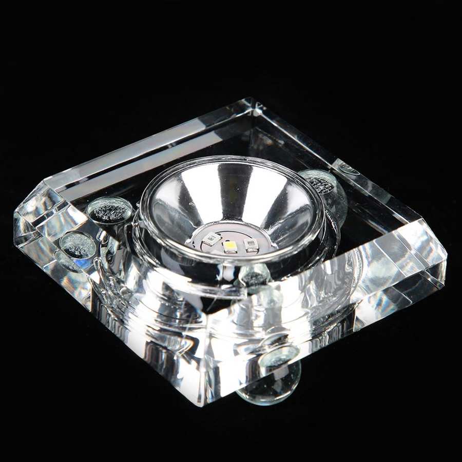 7 Colors 3D Crystal LED Light Base Display Stand Holder Home Decor with USB Cable Lamp Socket Adapter Crystal Bedroom Lamp