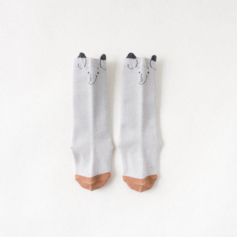 Kousen Lange Buis Baby Jongens Meisjes Leuke Cartoon Doseren Gladde Overknee Losse Mond Herfst En Winter: B