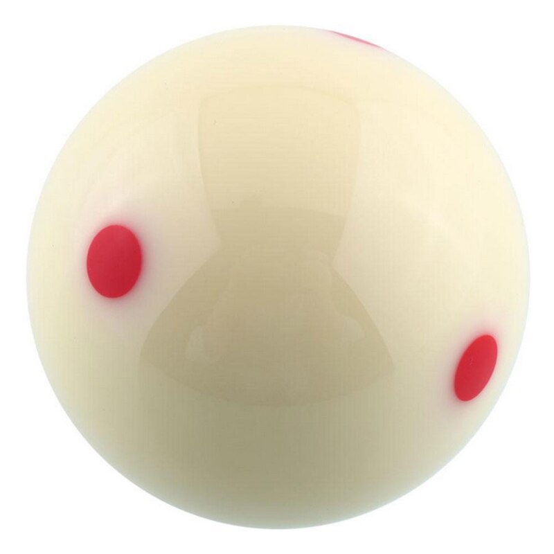 1PC Red Dots Pool Table Billiard Ball Standard 57.2MM Cue Cue Billiard Entertainment Ball White Ball Indoor Ball Billiard H1E4