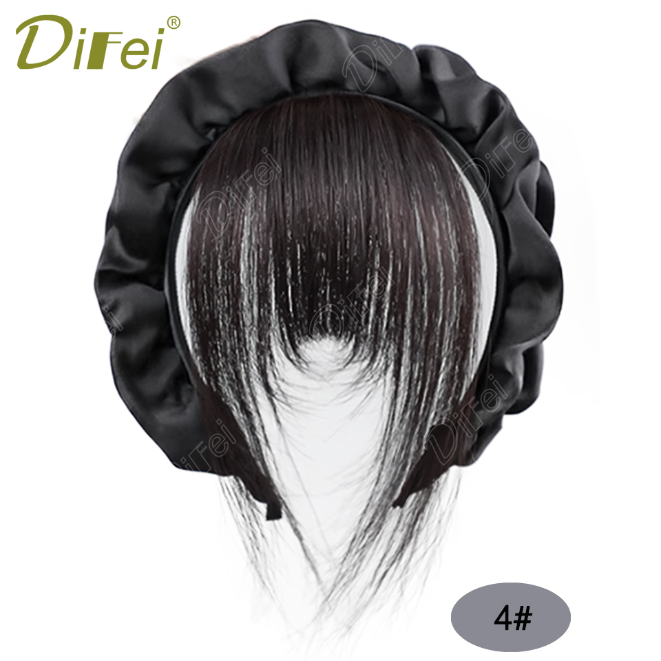 Headband Bangs One Wig Synthetic Wig Black Headband Style with Straight Bangs Hair Suitable for Women Autumn Festival Daily Wear: 1B/27HL